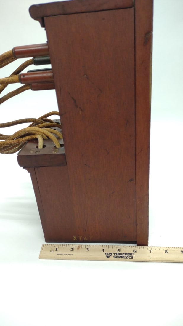 Antique Telephone Switchboard / Patch Box - 3