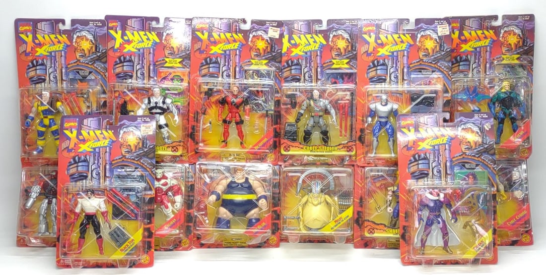 (14) 1990s Marvel X-Men X-Force Action Figures (1 of 7)
