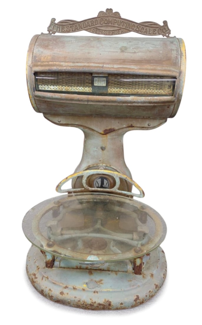 Cast Iron & Brass Standard Computing Barrel Scale (1 of 13)