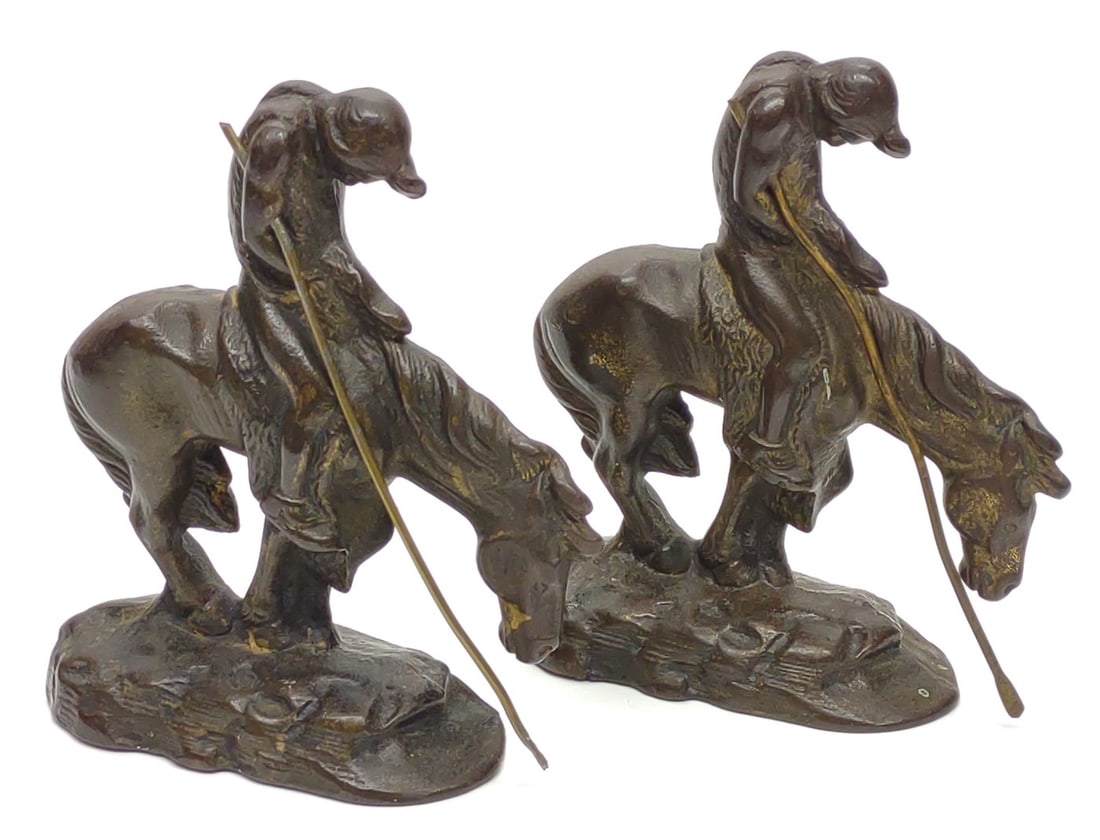 After James Earle Fraser End Of The Trail Bookends (1 of 5)