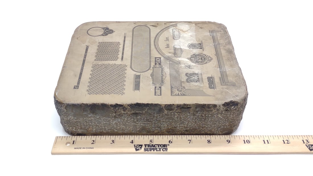 Double Sided Lithograph Stone Printing Block - 2