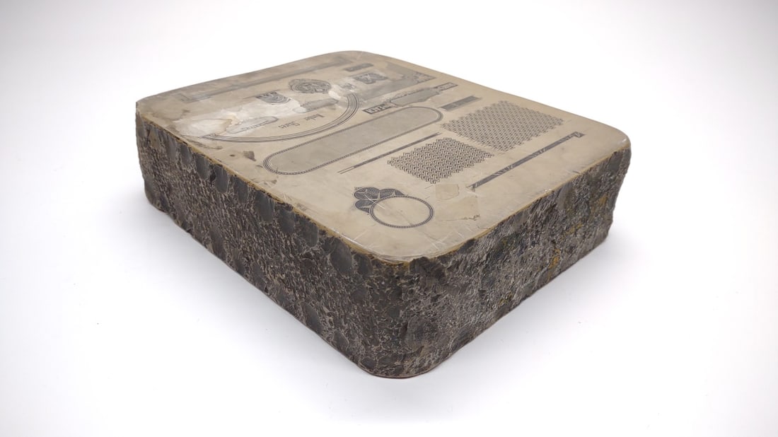 Double Sided Lithograph Stone Printing Block - 5