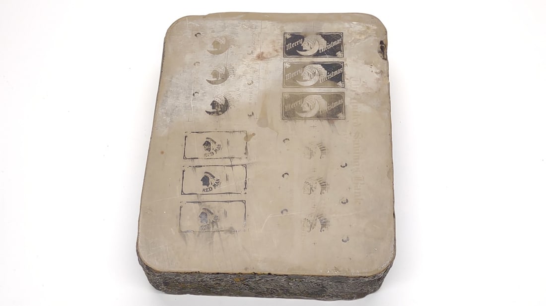 Double Sided Lithograph Stone Printing Block - 9