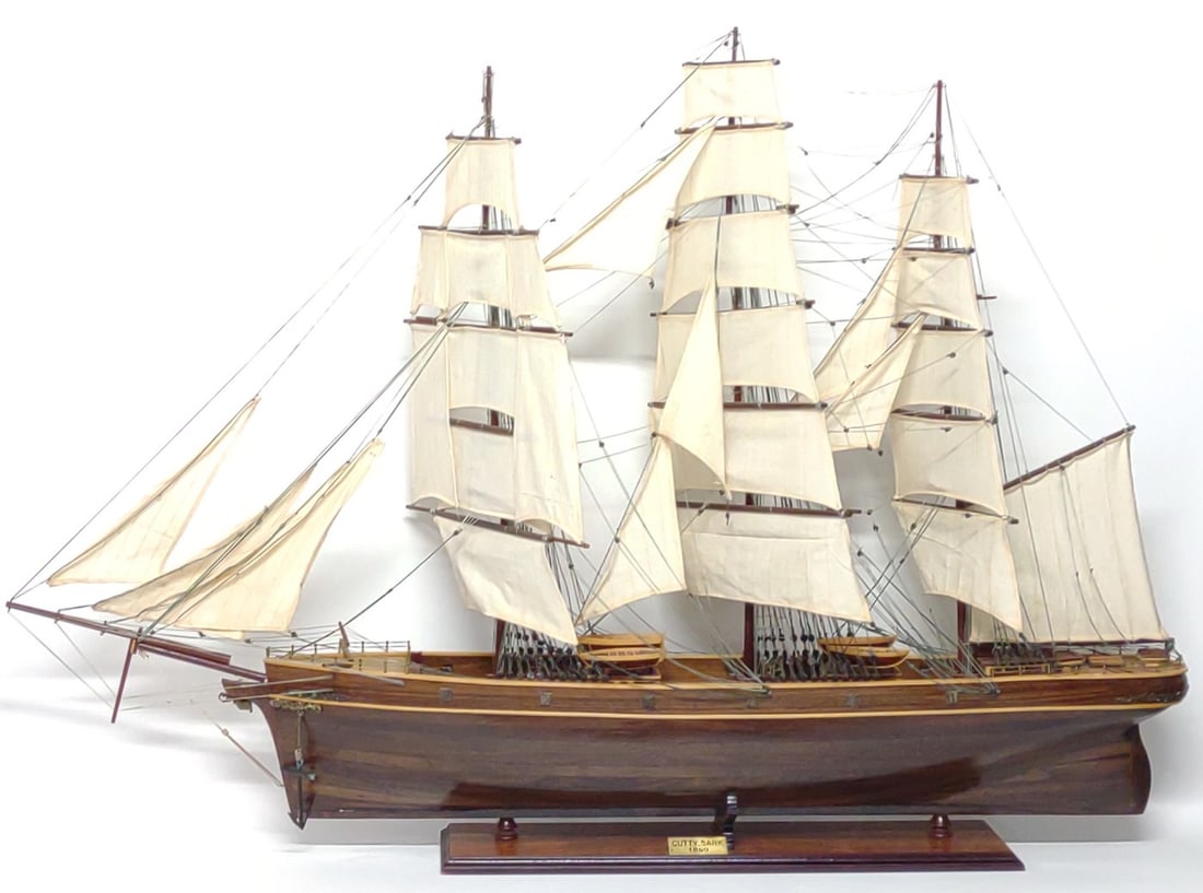 48" Cutty Sark Tea Clipper Ship Scale Model (1 of 9)