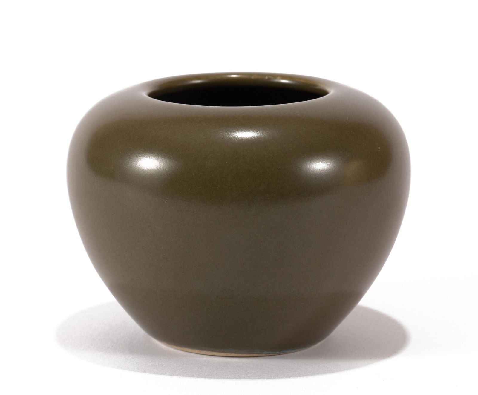 A CHINESE TEA-DUST GLAZE WATER-POT (1 of 9)