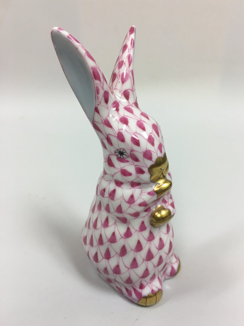 HEREND FIGURINE MMINIATURE RABBIT (1 of 1)