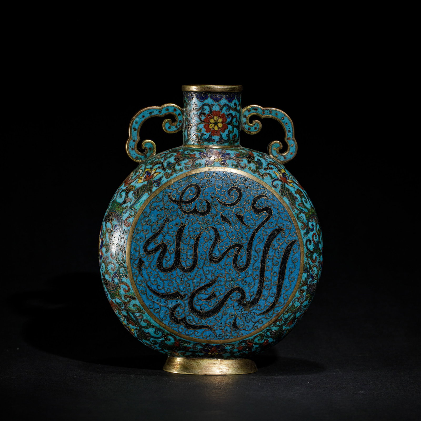 A RARE CHINESE CLOISONNE ENAMEL INCENSE BURNER (1 of 8)