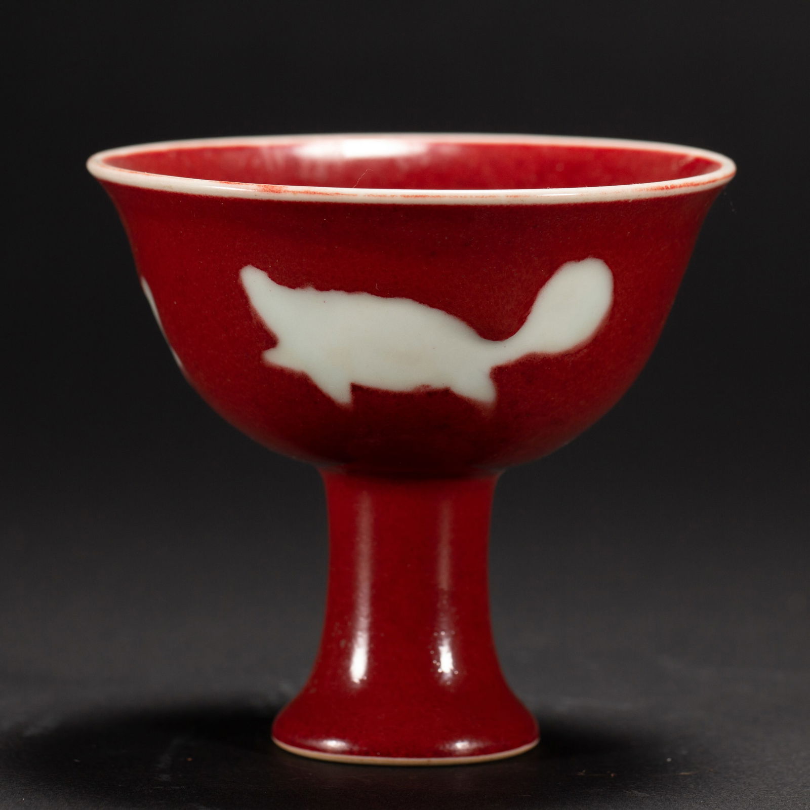 A CHINESE COPPER RED STEAM CUP (1 of 8)