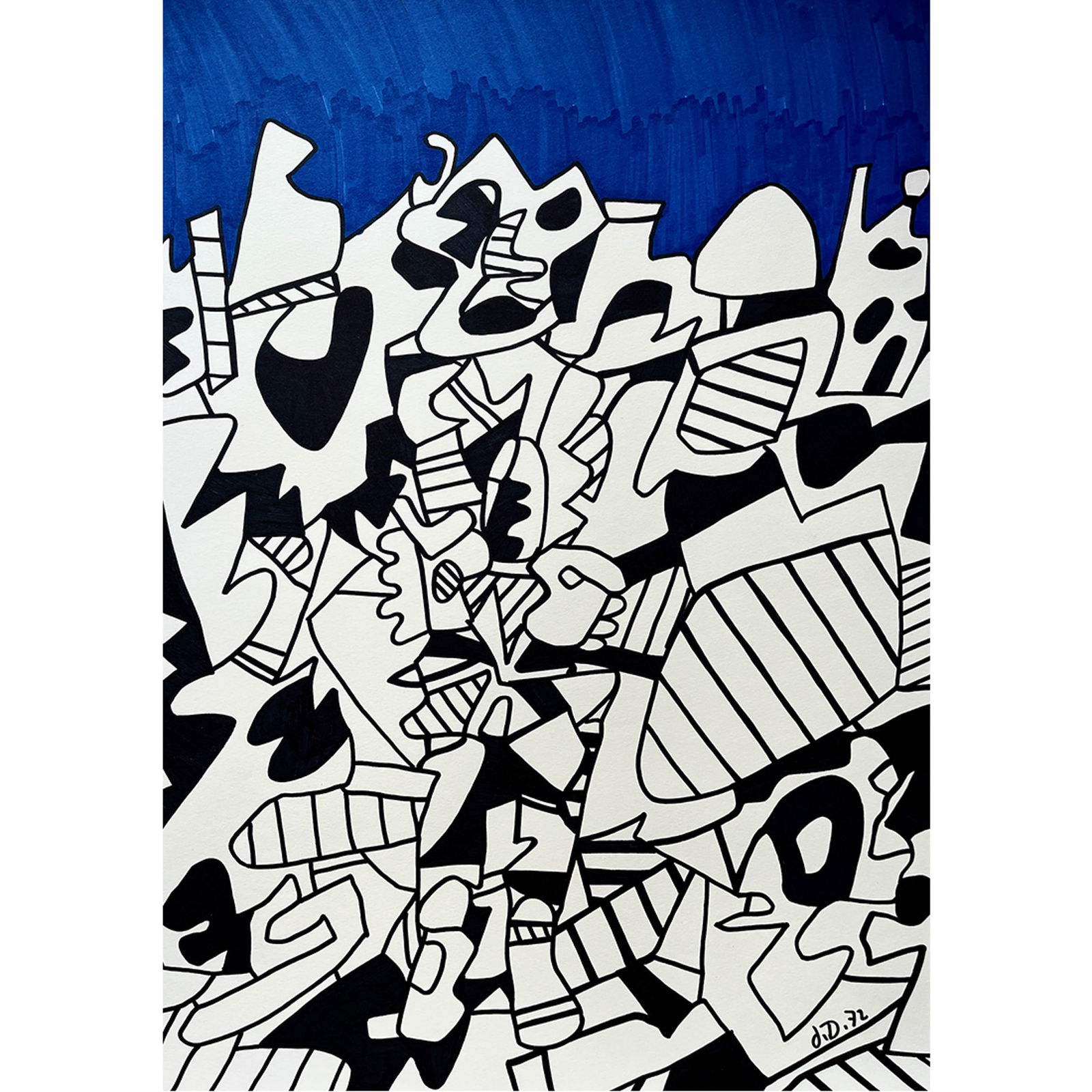 SOLITUDE ILLUMINEE SIGNED JEAN DUBUFFET (1 of 3)
