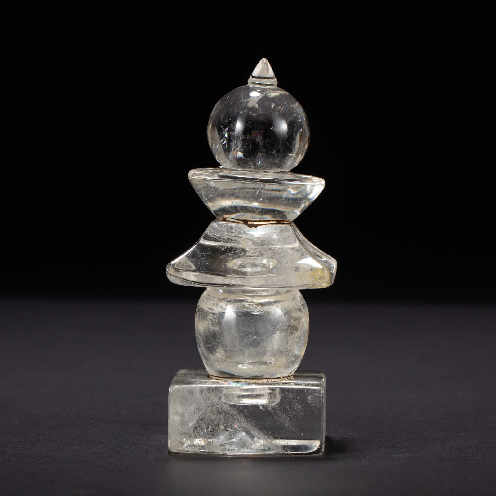 A CARVED ROCK CRYSTAL RELIQUARY BOX (1 of 8)
