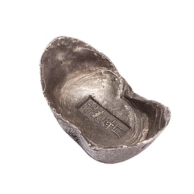 A CHINESE SILVER INGOT