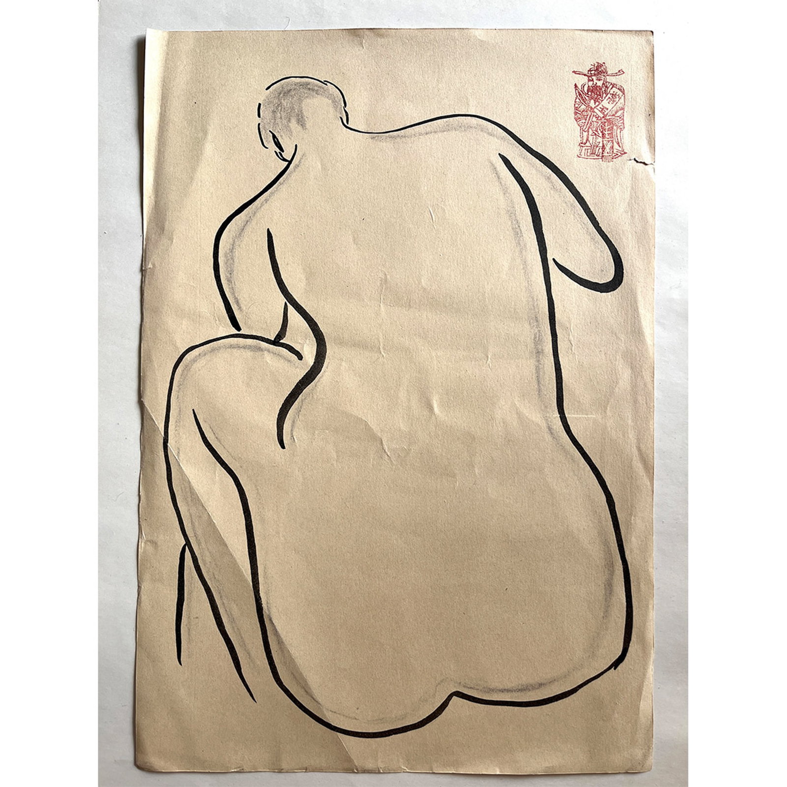 NU DEBOUT DE DOS SIGNED SANYU (1 of 3)