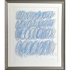 THE UNTITLED SIGNED CY TWOMBLY