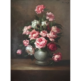 ROSES SIGNED HENRI FANTIN-LATOUR