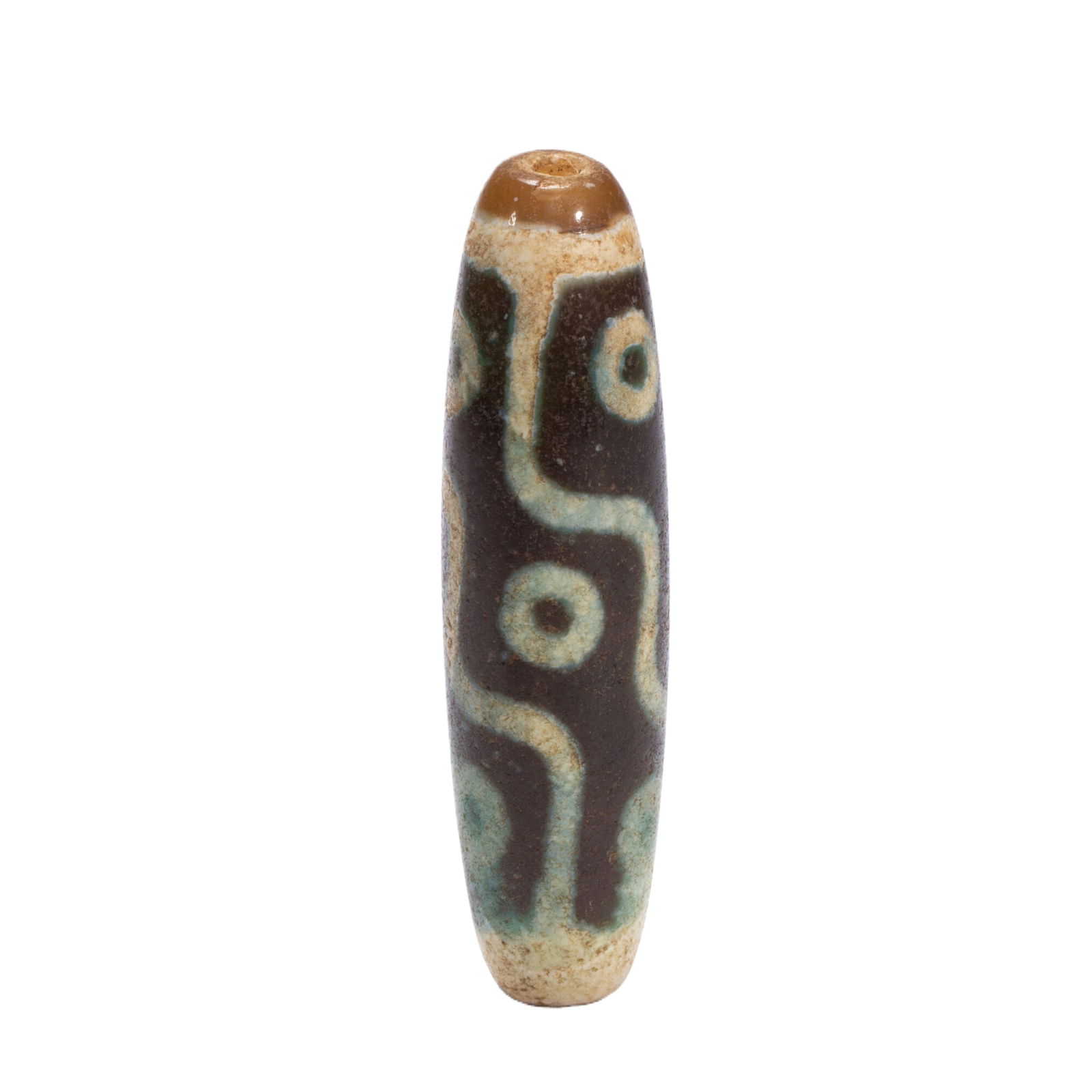 A TIBETAN DZI BEAD (1 of 6)