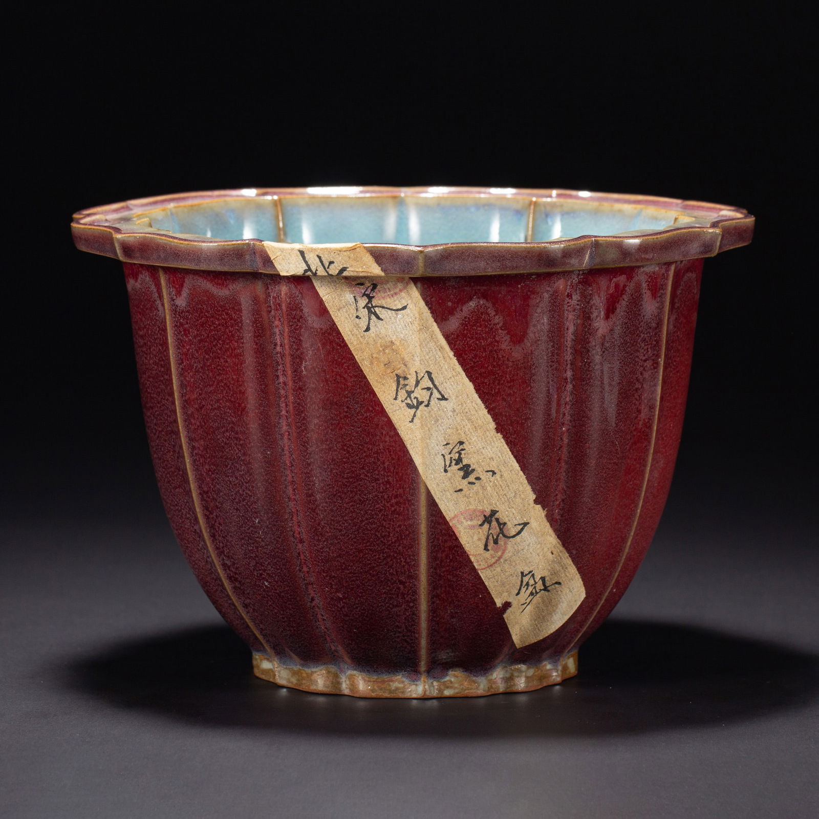 A JUN-WARE LOBED JARDINIERE (1 of 10)