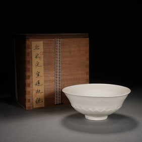 A TING-WARE LOTUS BOWL
