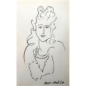 HENRI MATISSE BUSTE DE FEMME