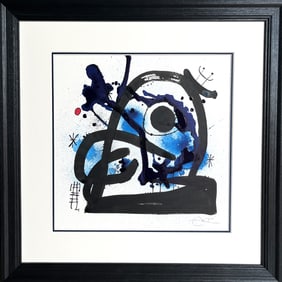 L’ÉQUARISSEUR AU REPOS SIGNED JOAN MIRÓ