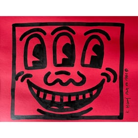 UNTITLED SIGNED KEITH HARING