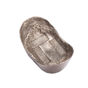 A CHINESE SILVER INGOT