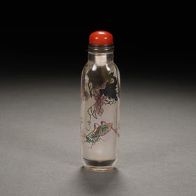A CHINESE INSIDE PAINTED SNUFF BOTTLE