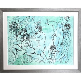 BACCHANALE SIGNED MARC CHAGALL