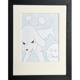 UNTITLED SIGNED YOSHIHTOMO NARA