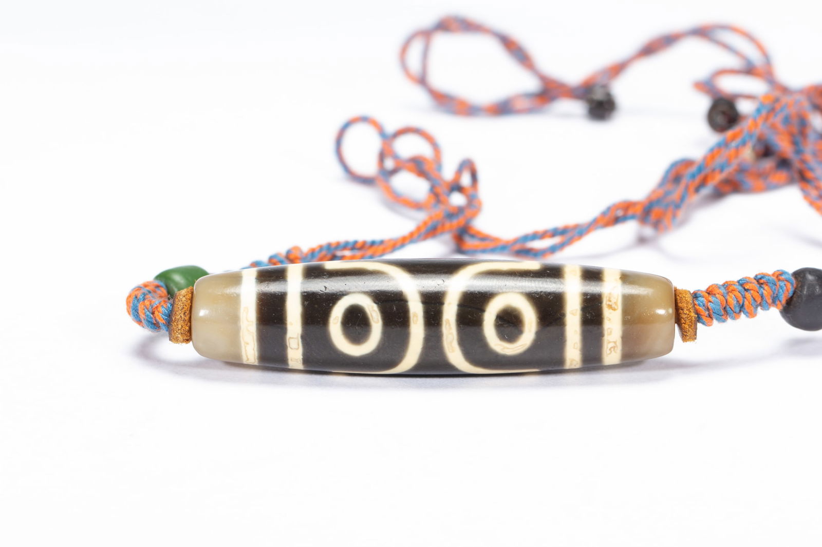 A TIBETAN DZI BEAD (1 of 8)