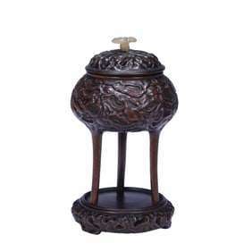 A HUANGHUALI TRIPOD CENSER