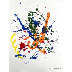 UNTITLED SIGNED HANS HOFMANN