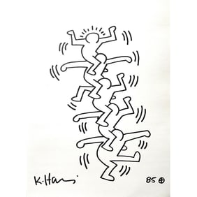UNTITLED SIGNED KEITH HARING