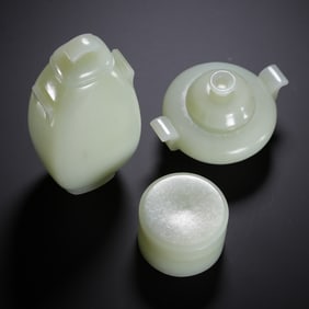 JADE TEAPOT VASE BOX COLLECTION
