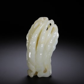 JADE FINGERED CITRON (BUDDHA'S HAND) ORNAMENT