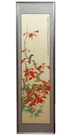 CHINESE BIRD-AND-FLOWER PAINTING
