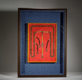 A CHINESE IMPERIAL CHENXIANG ROSARY CHAOZHU