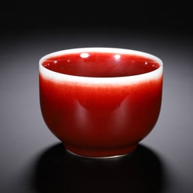 CHINESE RED GLAZE CUP