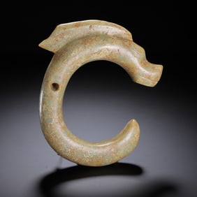 C-SHAPED JADE DRAGON