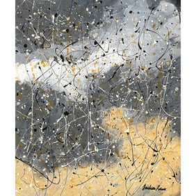 COMPOSITION SIGNED JACKSON POLLOCK