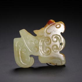 CHINESE JADE BEAST PENDANT