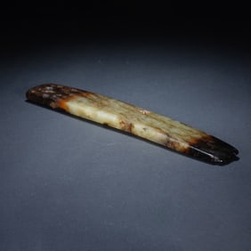 JADE CEREMONIAL BLADE – RITUAL & STATUS OBJECT