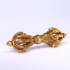 GILT BUDDHIST VAJRA