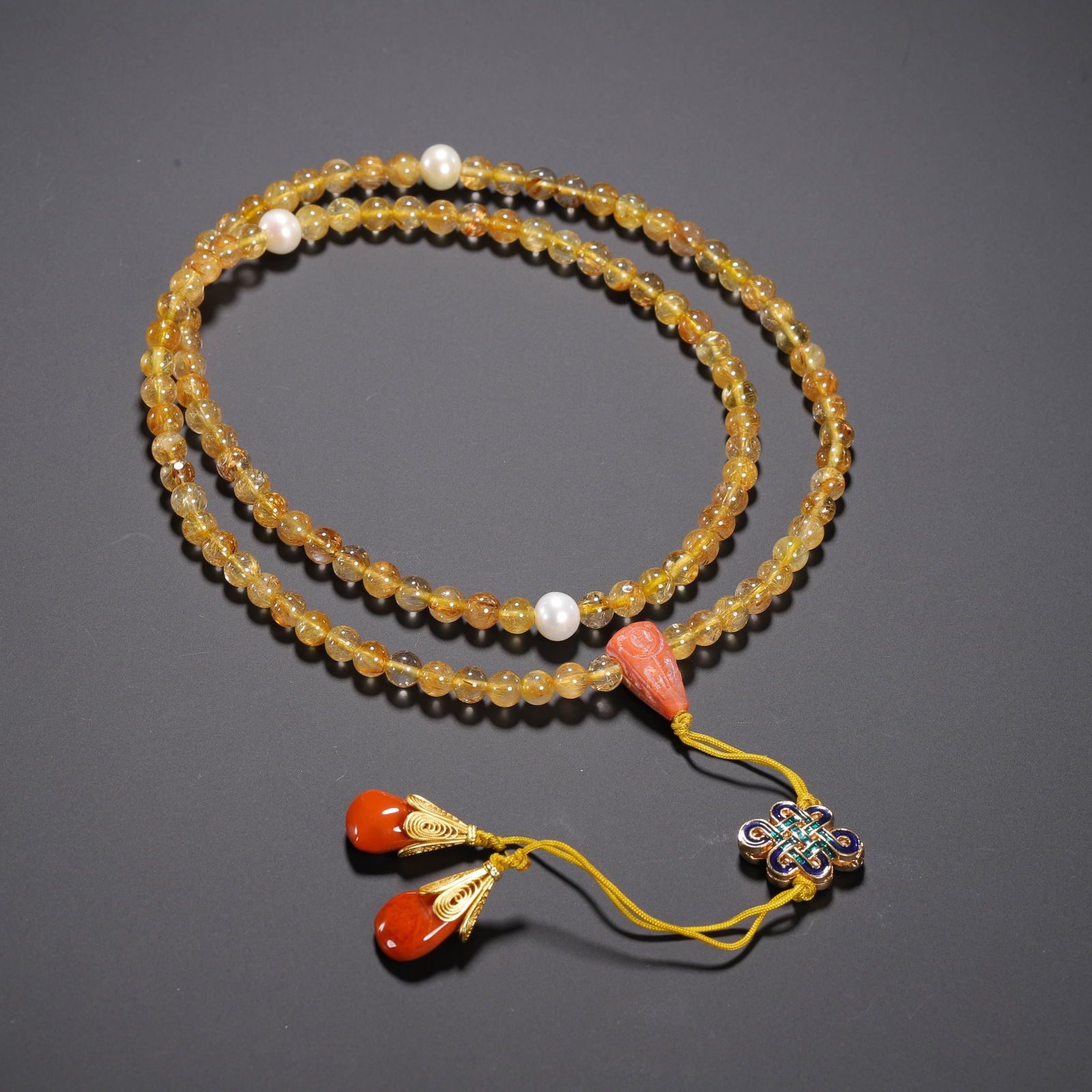 A CITRINE ROSARY CHAOZHU (1 of 9)