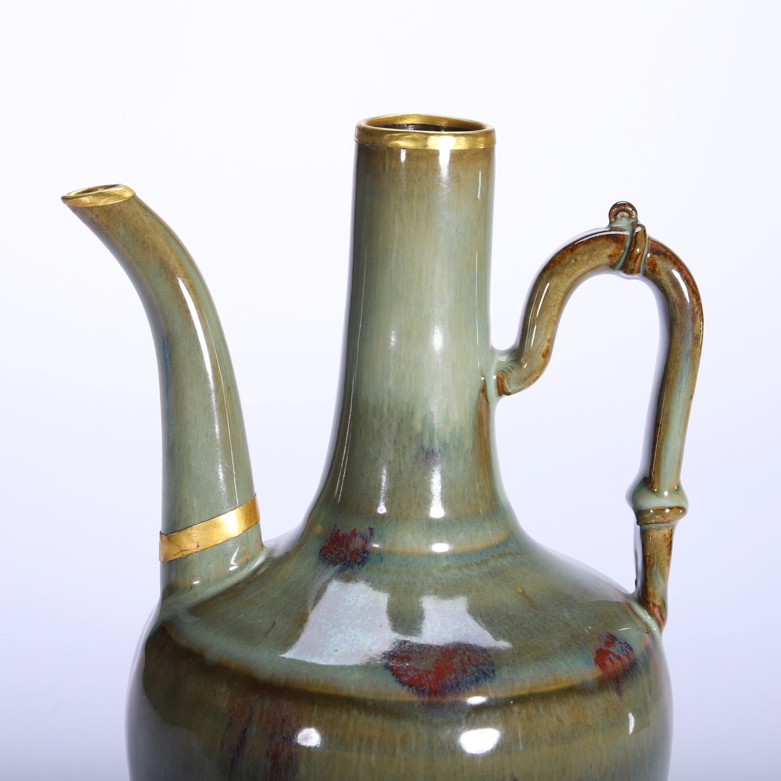 A JUN-WARE KETTLE - 2