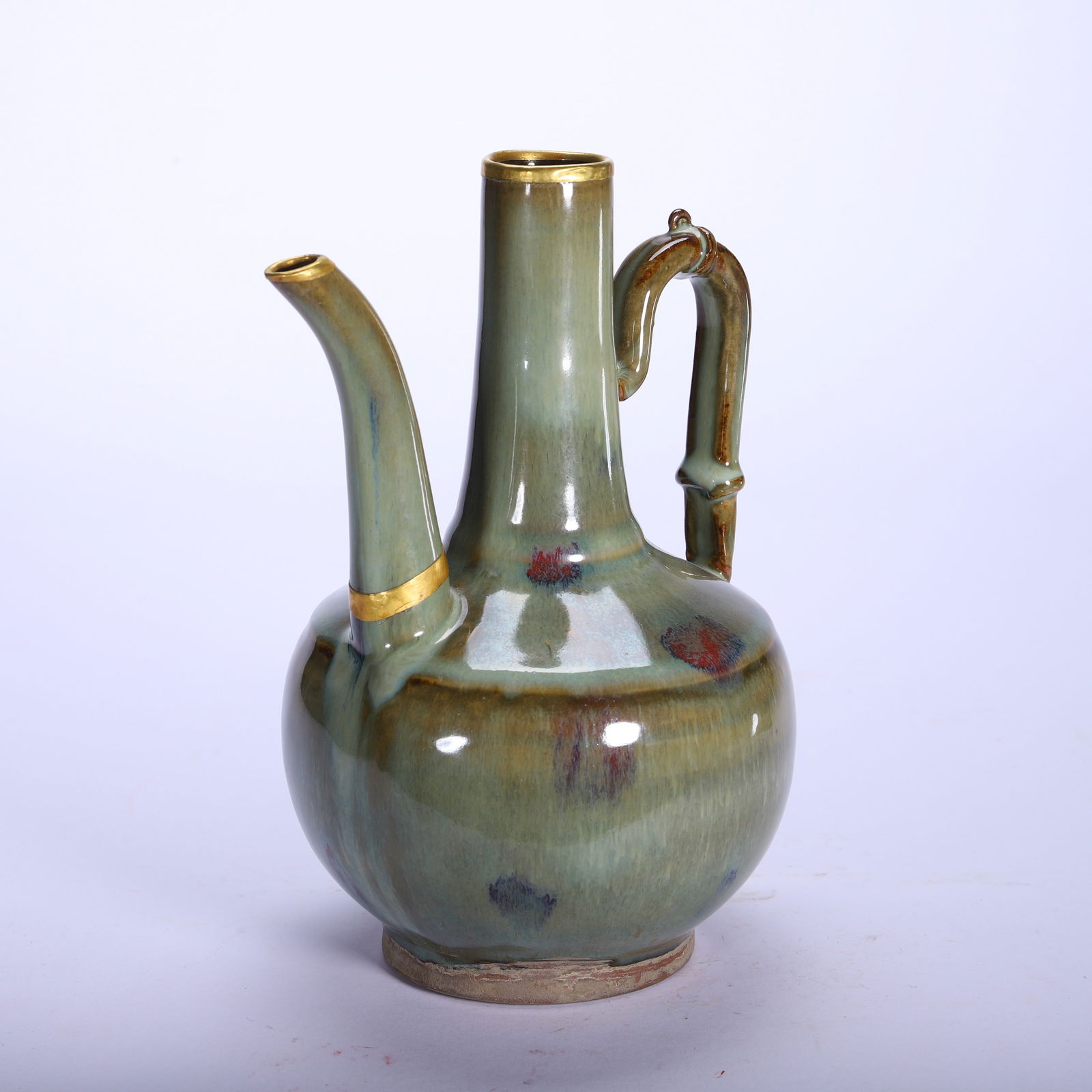 A JUN-WARE KETTLE - 4