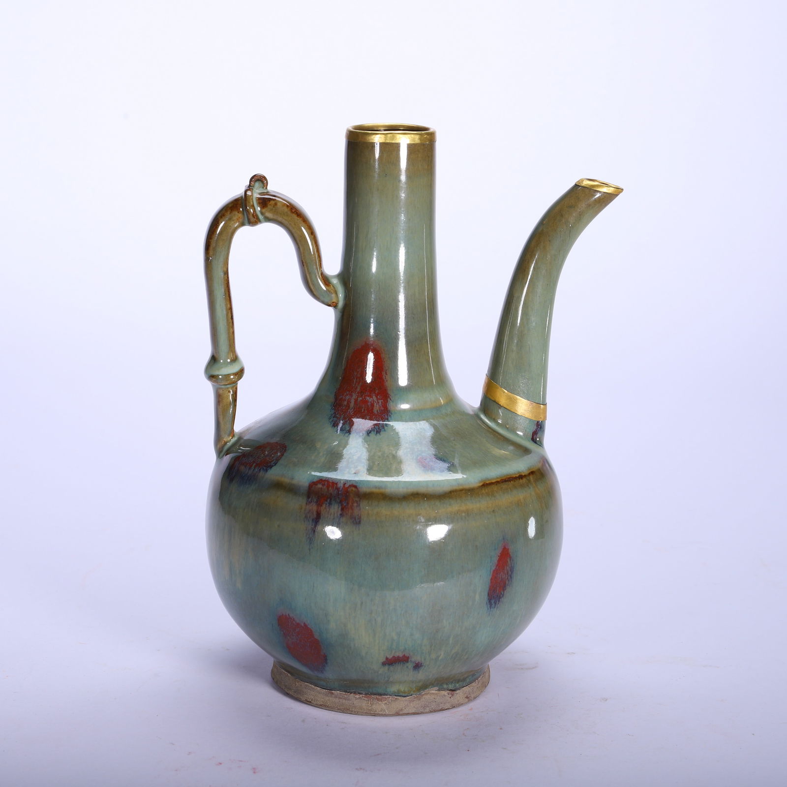 A JUN-WARE KETTLE - 5