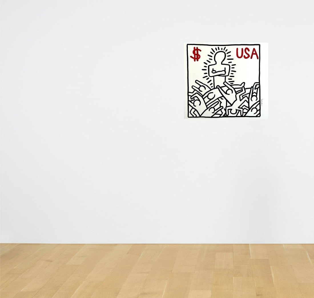 UNTITLED SIGNED KEITH HARING - 2