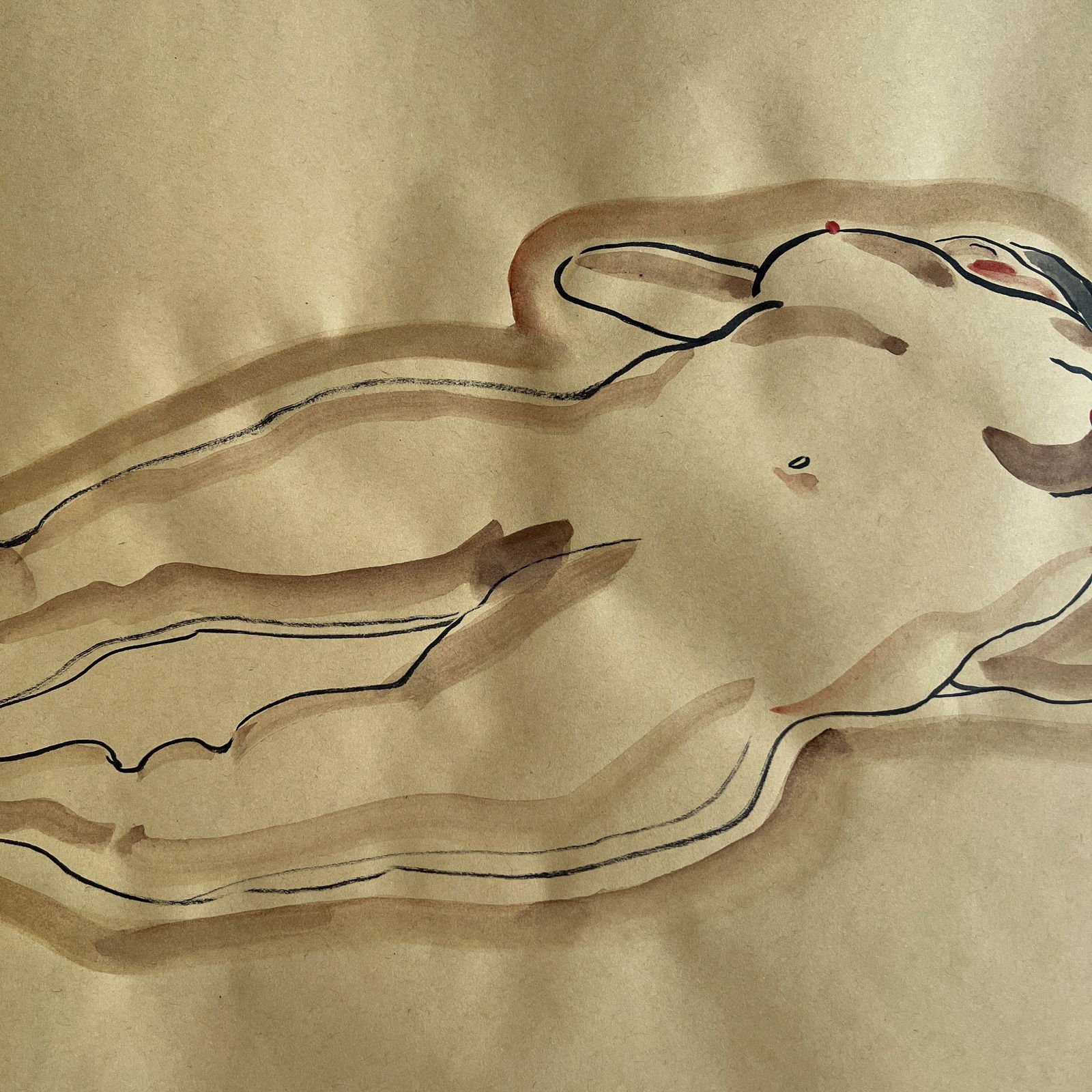 LADY LYING DOWN SIGNED SANYU - 3