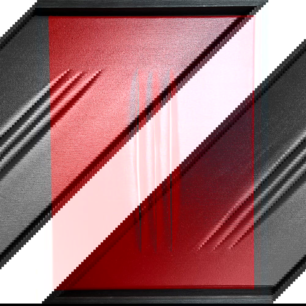 CONCETTO SPAZIALE, ATTESE LUCIO FONTANA: CONCETTO SPAZIALE, ATTESE LUCIO FONTANA Waterpaint on canvas. Forming the centrepiece of the distinguished Becht collection for over forty years, Concetto spaziale, Attese (1963-64) is a pure, lyrical