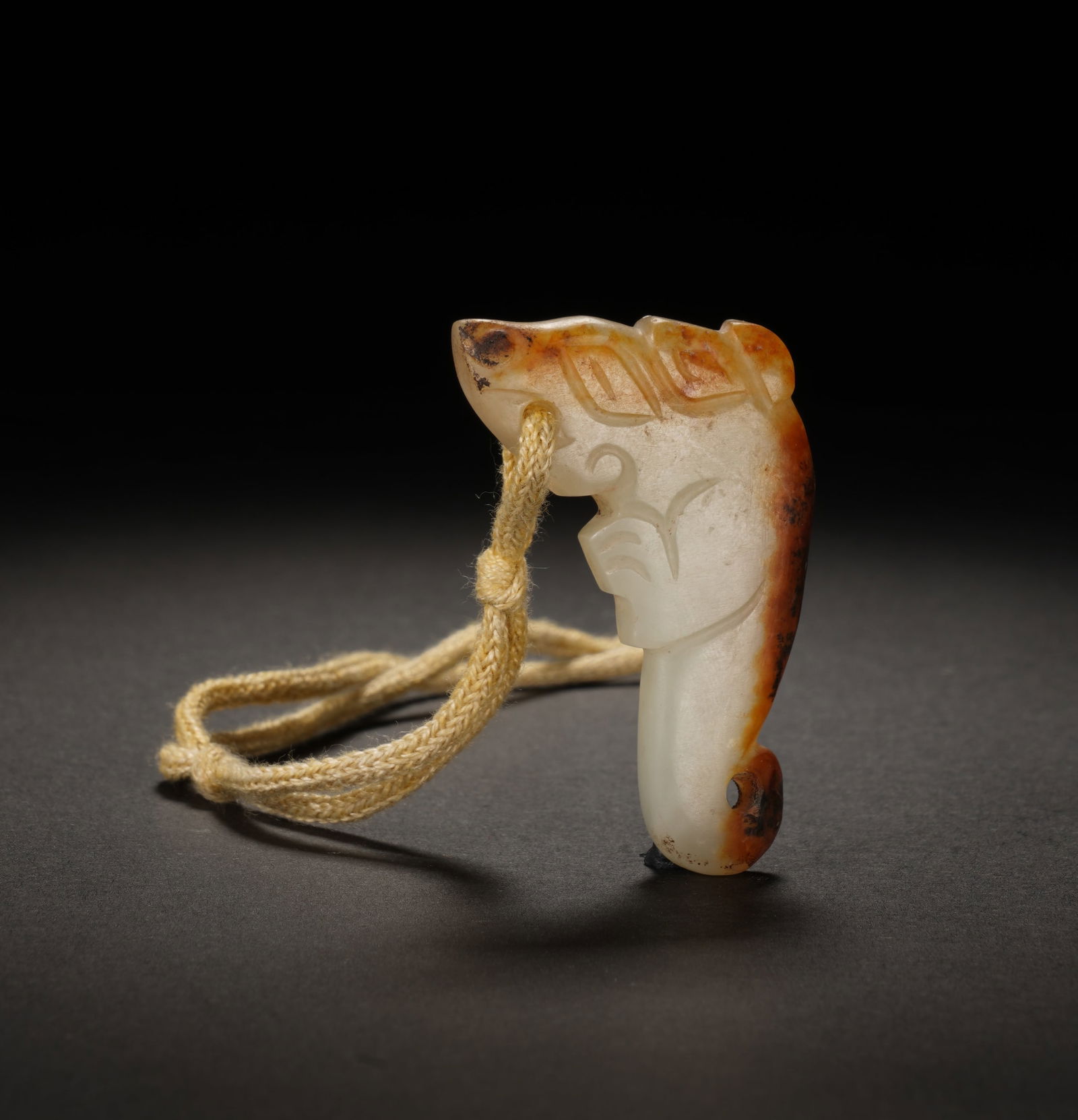 A CARVED JADE BEAST (1 of 7)